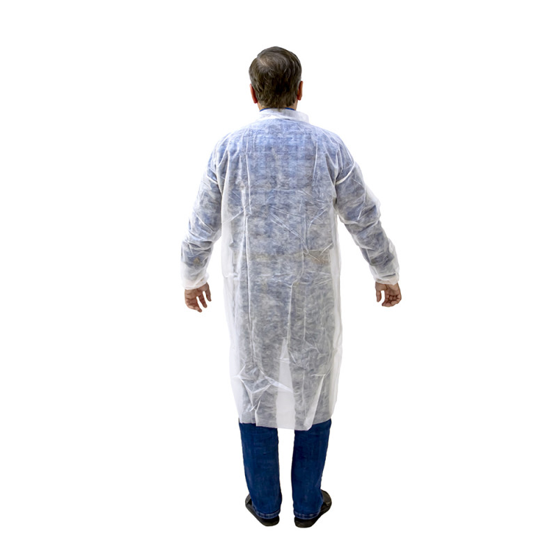 Халат одноразовый "Визитер" на кнопках, 20 г/м2, XXL (5 шт/уп; 50 шт/кор) Халат одноразовый "Визитер" на кнопках, 20 г/м2, XXL (5 шт/уп; 50 шт/кор)