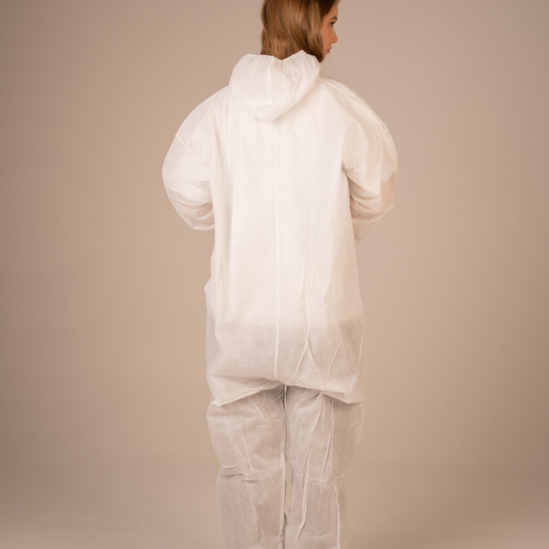 Комбинезон медицинский нестерильный Albens 40 г/м2, XXXL (5 шт/уп; 25 шт/кор) (, белый) Комбинезон медицинский нестерильный Albens 40 г/м2, XXXL (5 шт/уп; 25 шт/кор) (, белый)