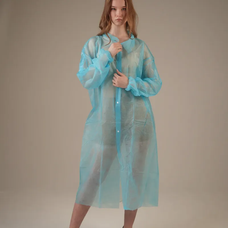 Халат медицинский на КНОПКАХ, 20 г/м2, XXL (50 шт/кор) (6503, синий)