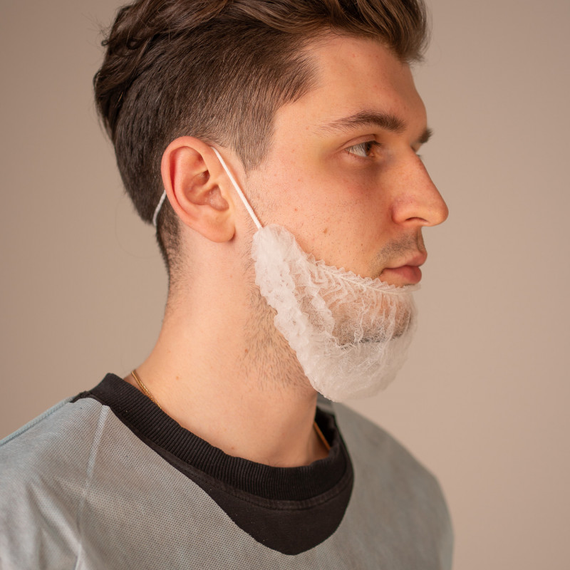 Набородник одноразовый, 11 г/м2 (6740, белый)