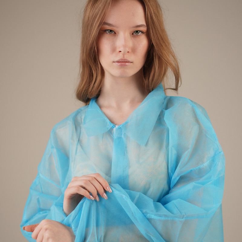 Халат медицинский на ЛИПУЧКАХ, 20 г/м2, XXL (50 шт/кор) (6541, синий) Халат медицинский на ЛИПУЧКАХ, 20 г/м2, XXL (50 шт/кор) (6541, синий)