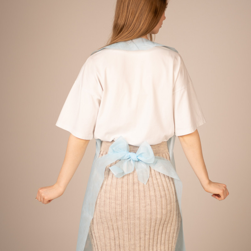 Фартук ламинированный стерильный, 0,04 мм, 140 см.