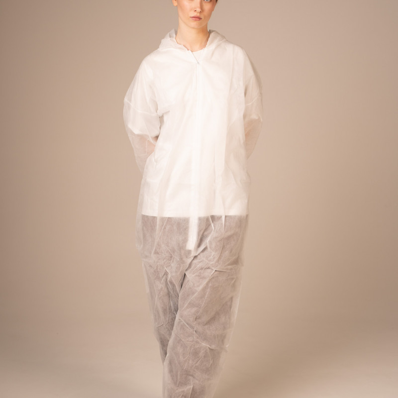 Комбинезон медицинский нестерильный Albens 30 г/м2, XXL (25 шт/кор) (, белый) Комбинезон медицинский нестерильный Albens 30 г/м2, XXL (25 шт/кор) (, белый)