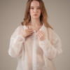 Халат медицинский на КНОПКАХ, 20 г/м2, XXL (10 шт/уп; 50 шт/кор) (, белый)