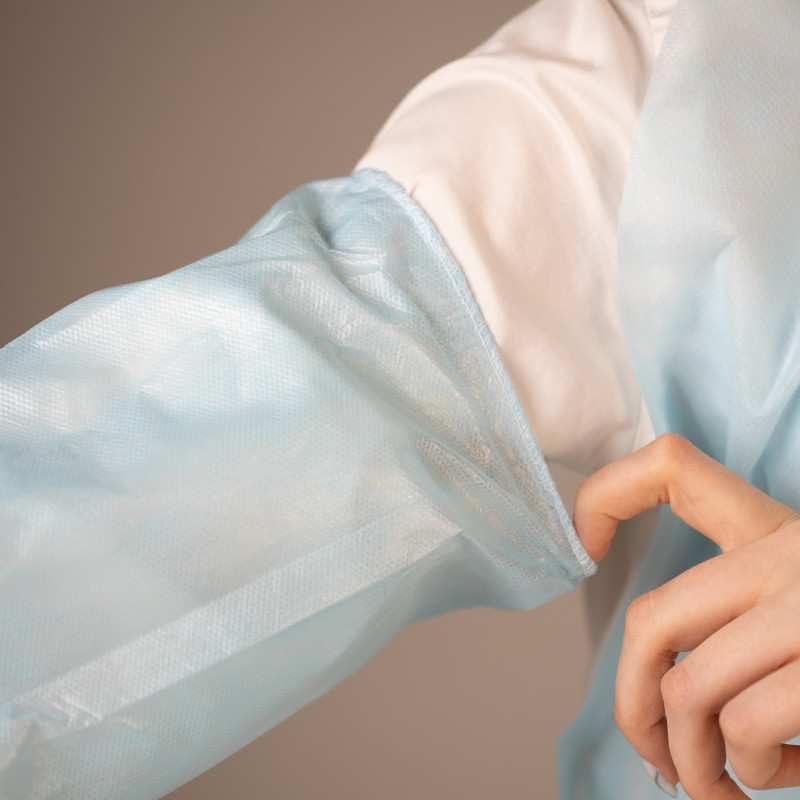 Нарукавники нетканые ламинированные стерильные, 0,04 мм Нарукавники нетканые ламинированные стерильные, 0,04 мм