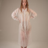 Халат медицинский на ЛИПУЧКАХ, 30 г/м2, XL (50 шт/кор) (, белый)
