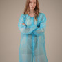 Халат медицинский на КНОПКАХ, 20 г/м2, XXXL (10 шт/уп; 50 шт/кор) (6517-10, синий)