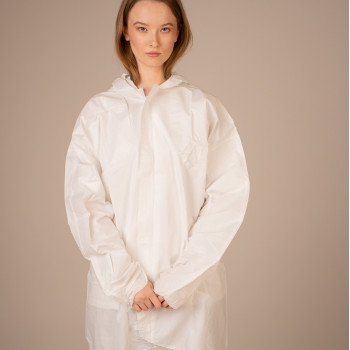 Комбинезон защитный из ламинированного нетканого материала XXL  50шт/кор)