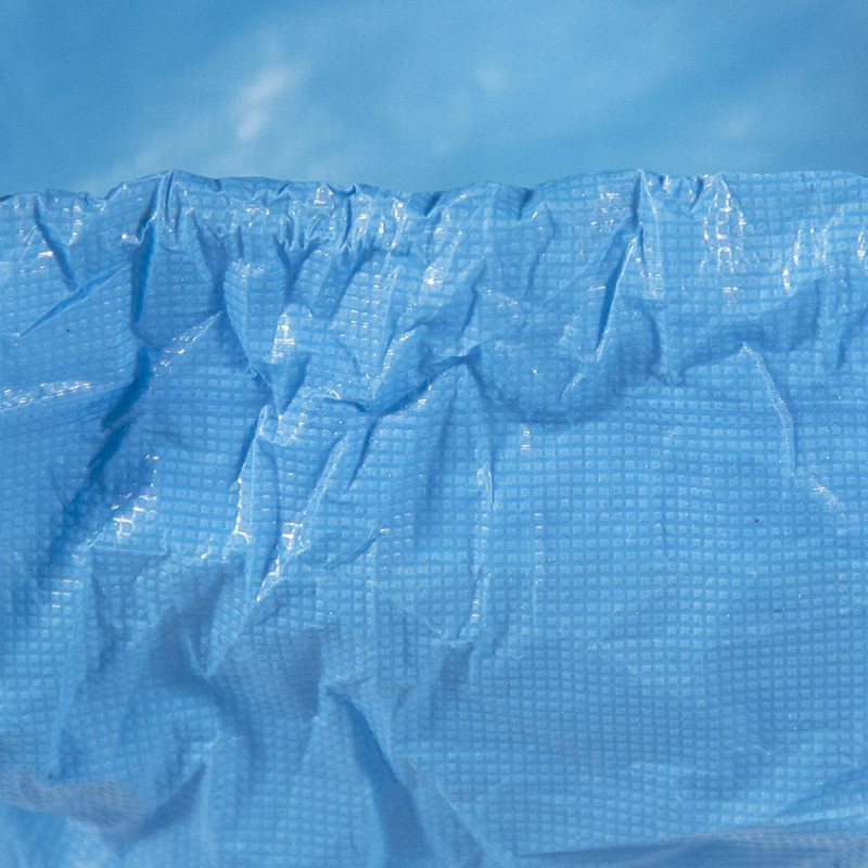 Бахилы медицинские одноразовые текстурированные (с цельной резинкой), 8,0 гр./пара