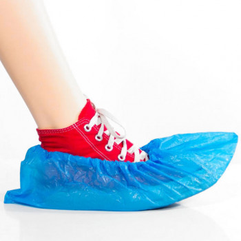 Бахилы медицинские одноразовые текстурированные (с цельной резинкой), 8,0 гр./пара