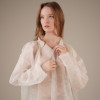 Халат медицинский на КНОПКАХ, 20 г/м2, XL (10 шт/уп; 50 шт/кор) (, белый)