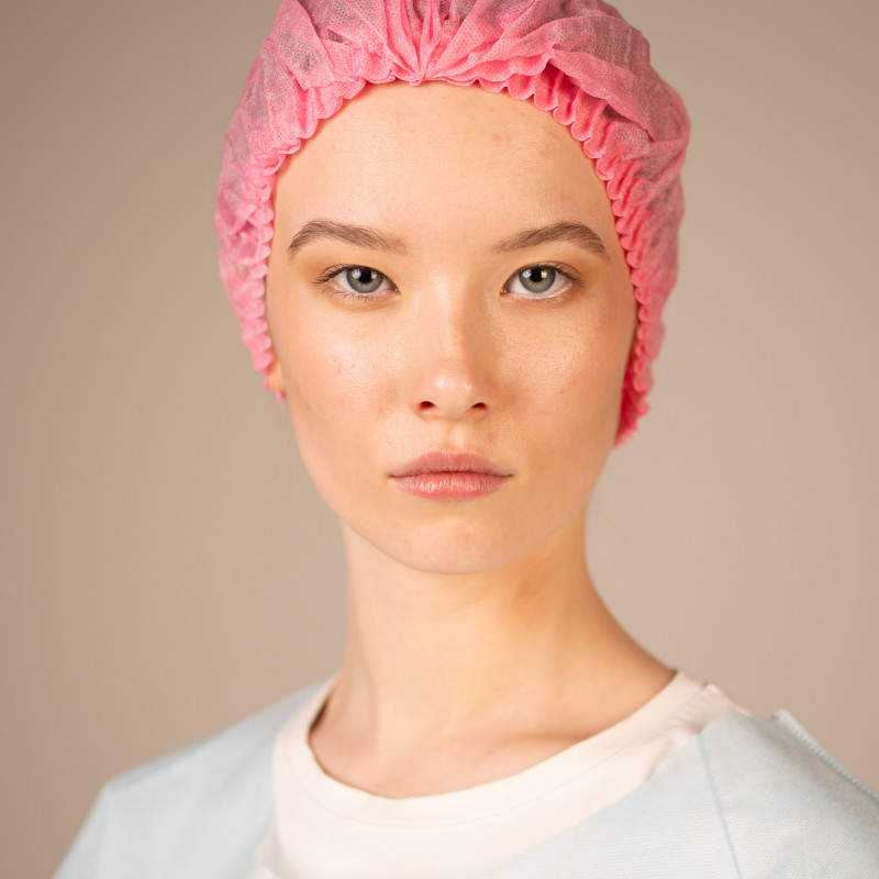 Шапочка-берет Шарлотта, 15 г/кв.м, 1-я резинка (125 шт/уп, 1000 шт/кор) (6863, розовый) Шапочка-берет Шарлотта, 15 г/кв.м, 1-я резинка (125 шт/уп, 1000 шт/кор) (6863, розовый)