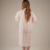Халат медицинский на КНОПКАХ, 20 г/м2, XL (10 шт/уп; 50 шт/кор) (, белый)