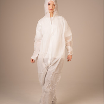 Комбинезон медицинский нестерильный Albens 40 г/м2, XXXL (5 шт/уп; 25 шт/кор) (, белый) Комбинезон медицинский нестерильный Albens 40 г/м2, XXXL (5 шт/уп; 25 шт/кор) (, белый)