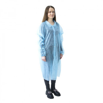 Халат одноразовый "Визитер" на кнопках, 20 г/м2, XXL (50 шт/кор)