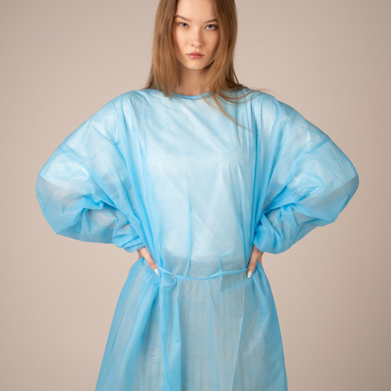 Халат хирургический, пл. 25, размер L, нестерильный