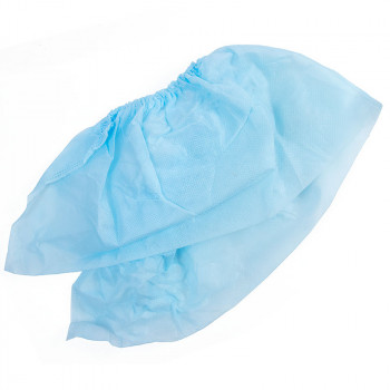 Нетканые бахилы низкие, 25 гр./м2, голубые