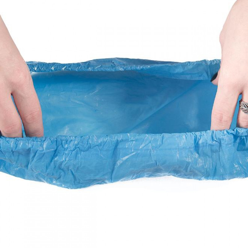 Бахилы медицинские одноразовые текстурированные (с цельной резинкой), 8,0 гр./пара