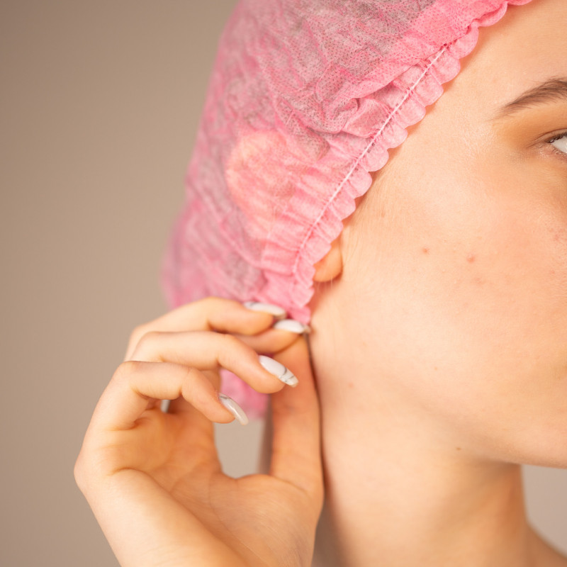 Шапочка-берет Шарлотта, 15 г/кв.м, 1-я резинка (125 шт/уп, 1000 шт/кор) (6863, розовый) Шапочка-берет Шарлотта, 15 г/кв.м, 1-я резинка (125 шт/уп, 1000 шт/кор) (6863, розовый)